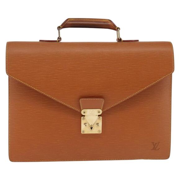 LOUIS VUITTON Epi Serviette Conseiller Briefcase Gold M54428 - Picture 2 of 13